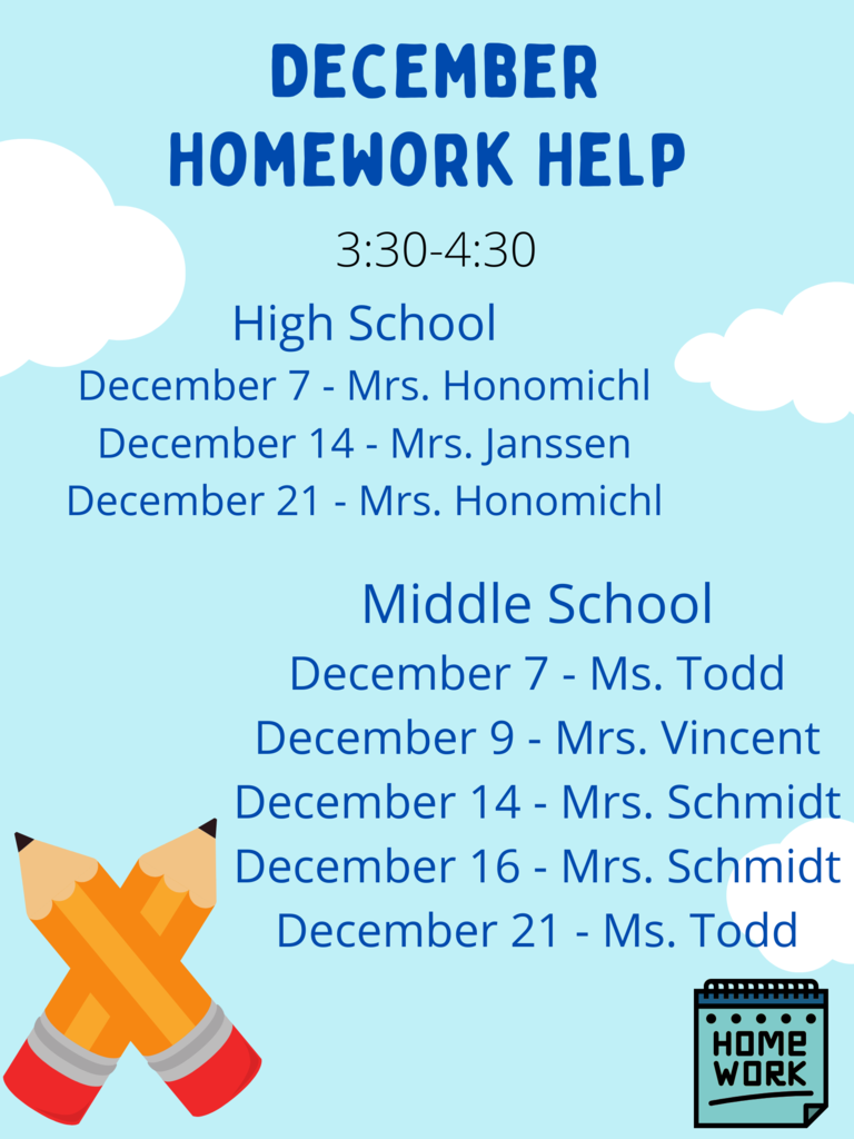 December Homework Help